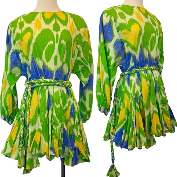 yellow dress with green heart Heart Of Glass Satin Maxi Dress